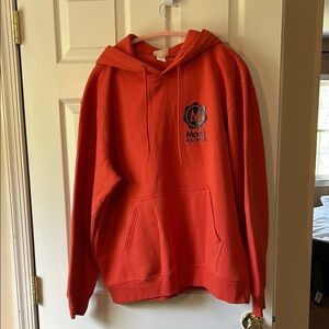 H&M orange Sweater Cozy Cotton Blend